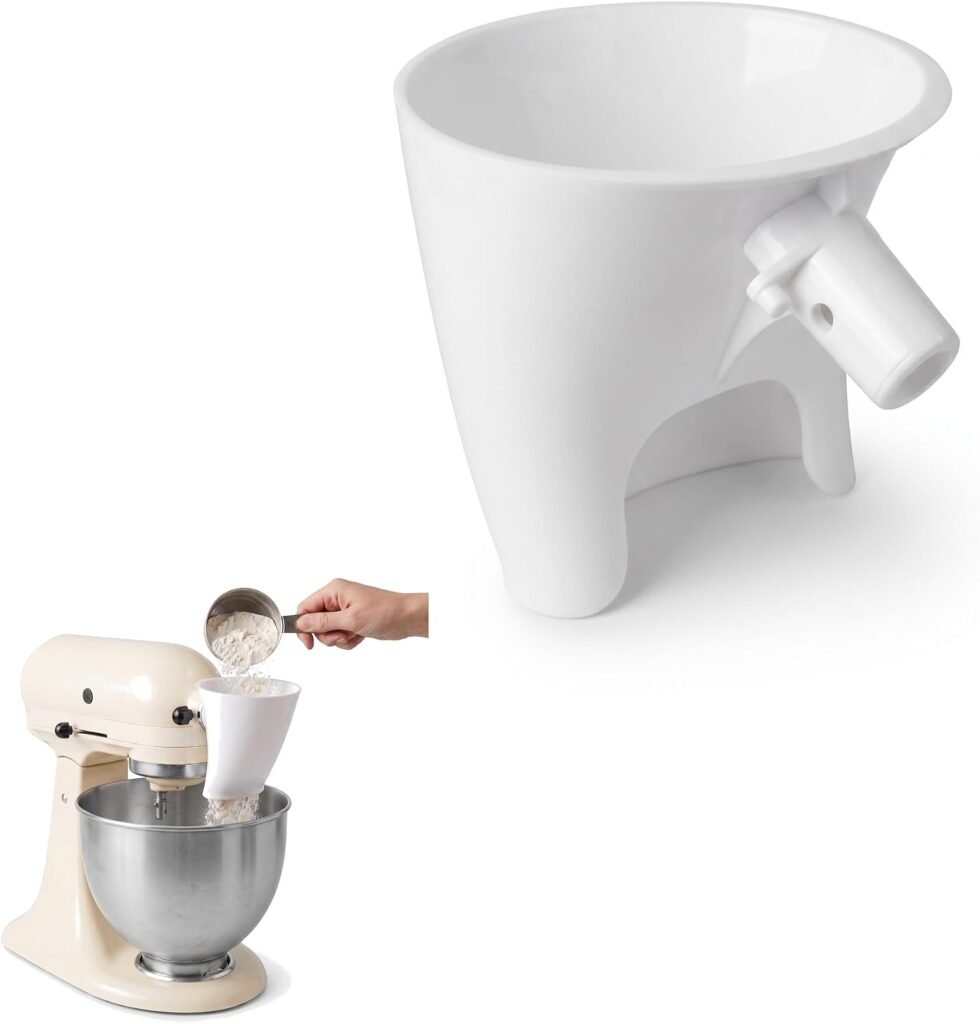 Flour Funnel for KitchenAid Tilt-Head Mixers
